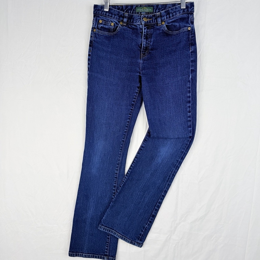 LRL Ralph Lauren Women's Jeans Co Classic Bootcut Medium Dark‎ Wash SZ-4 (30X32)